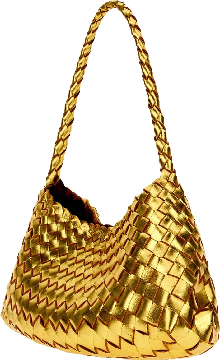 Dragon Diffusion Gold leather Rosanna shoulder bag