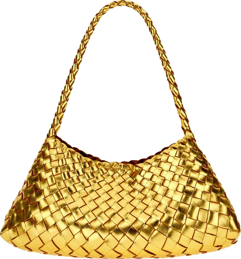 Dragon Diffusion Gold leather Rosanna shoulder bag