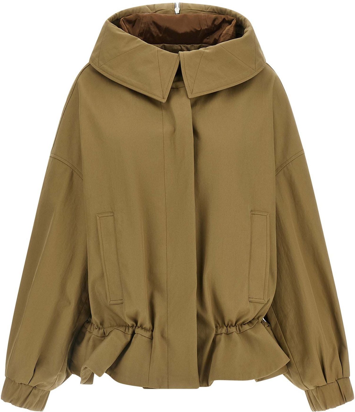 Dries Van Noten Beige Cotton Shell Jacket