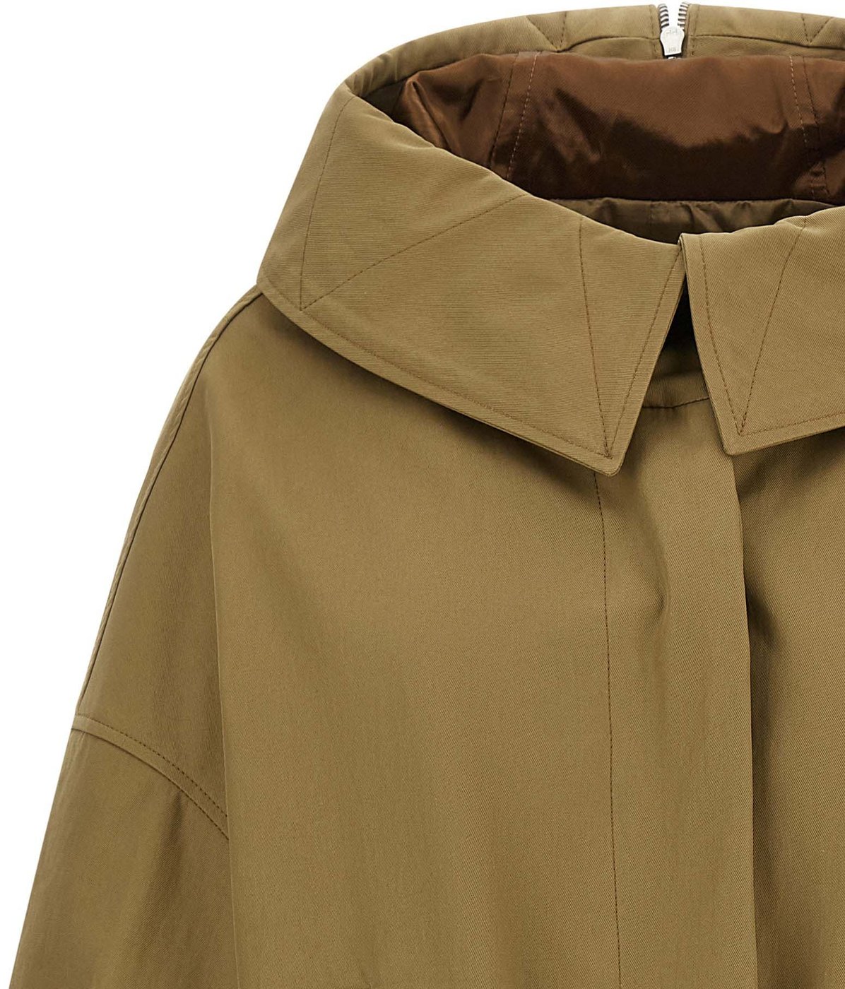 Dries Van Noten Beige Cotton Shell Jacket