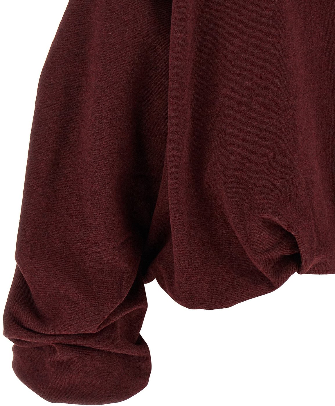 Dries Van Noten Bordeaux Cotton Hoodie