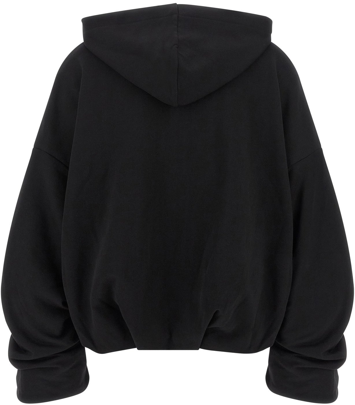 Dries Van Noten Black Cotton Hoodie