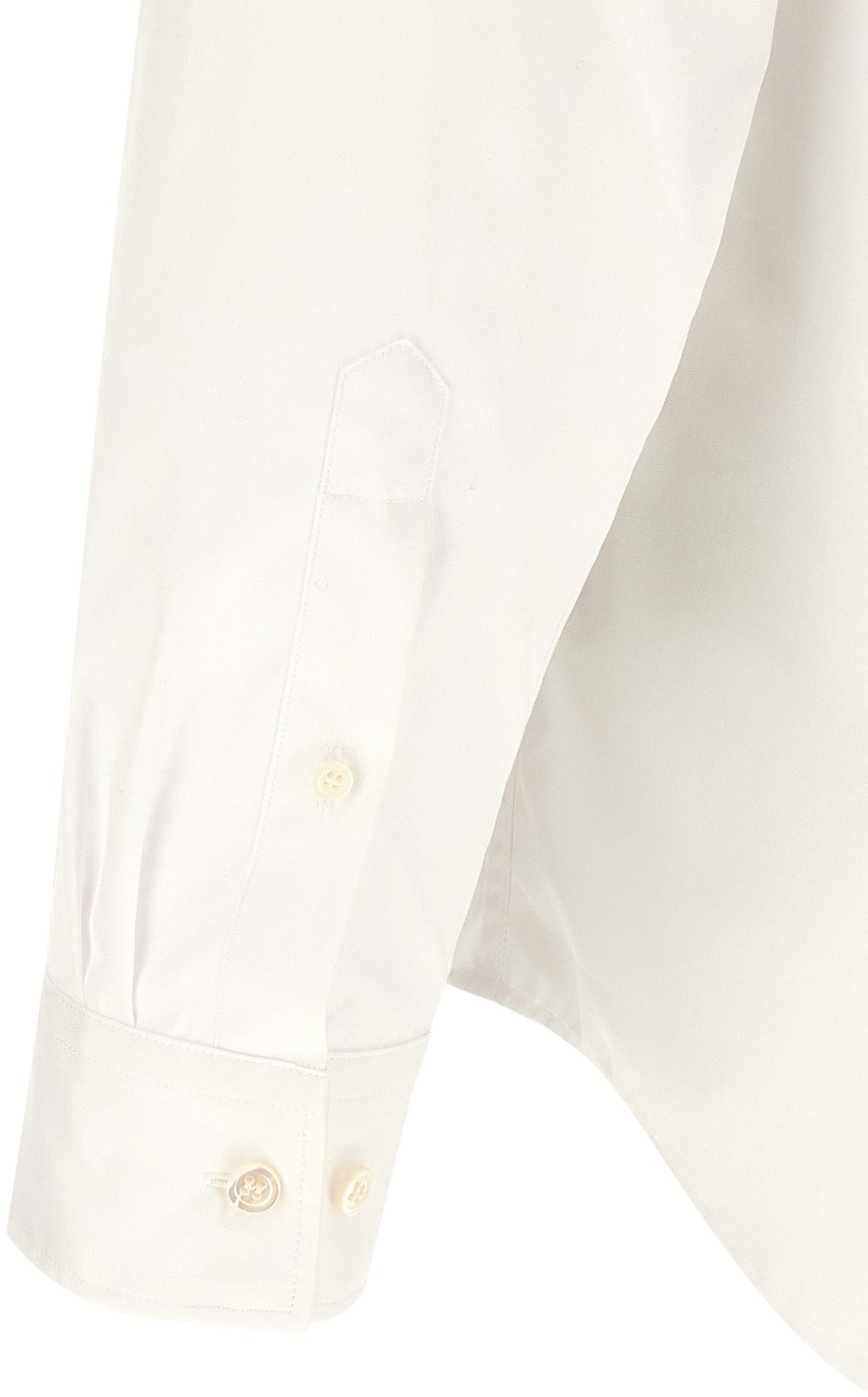Dries Van Noten White Cotton Blouse
