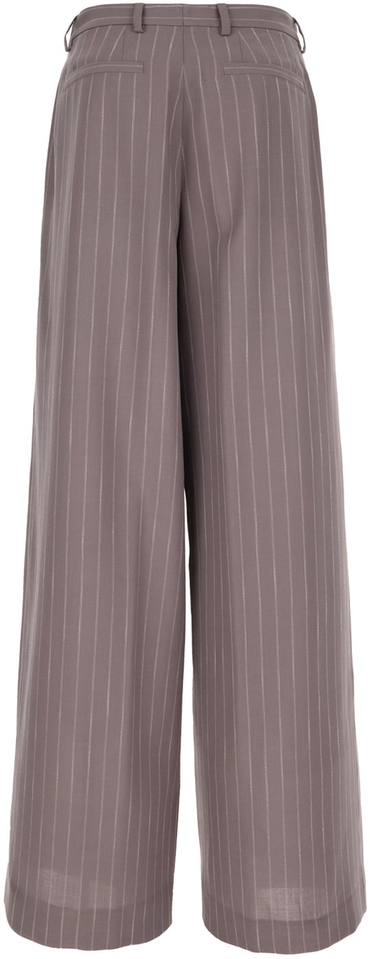 Dries Van Noten Embroidered cotton pants