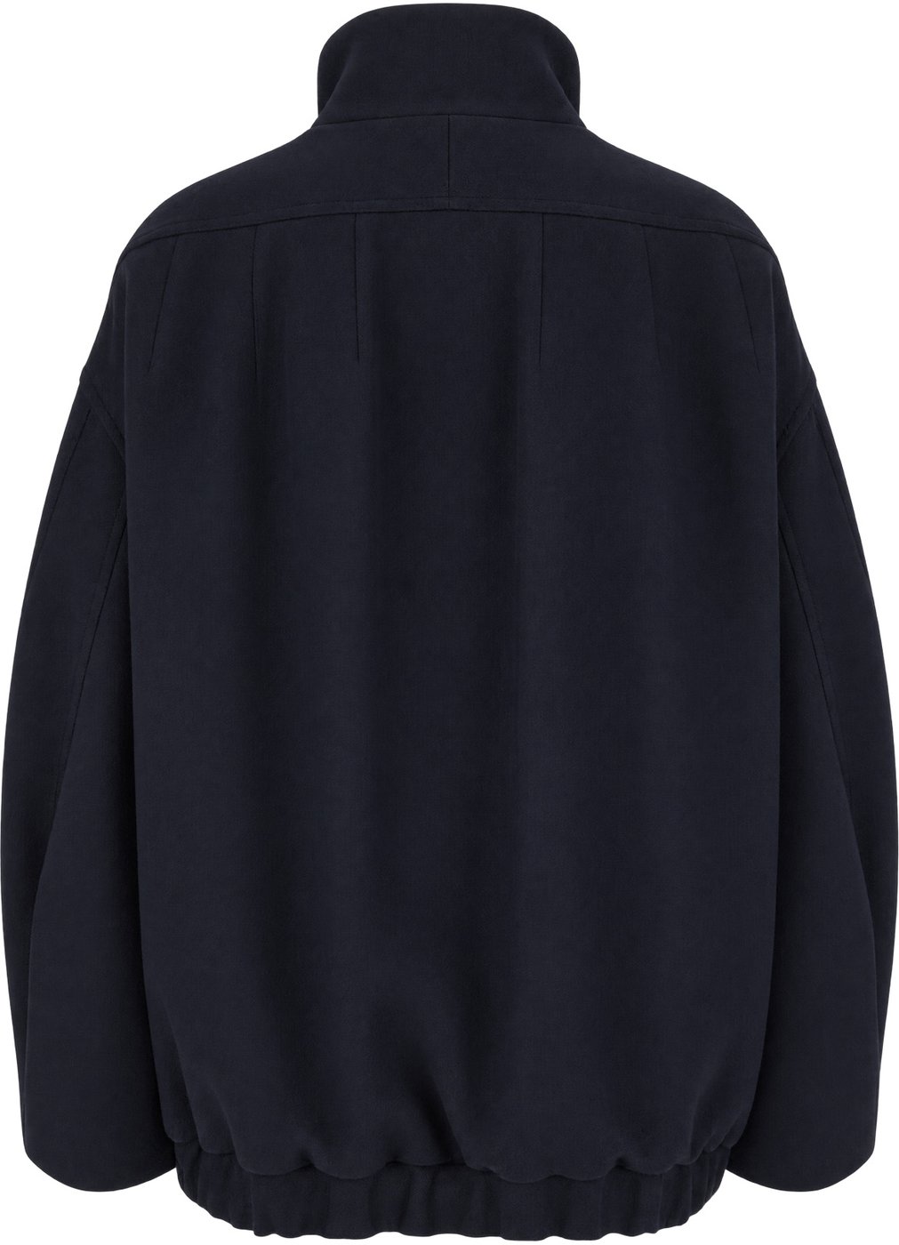 Dries Van Noten Navy blue wool blend coat