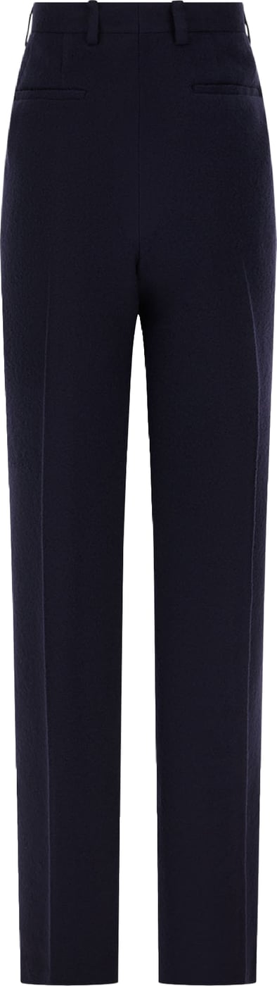 Dries Van Noten Midnight blue wool pants