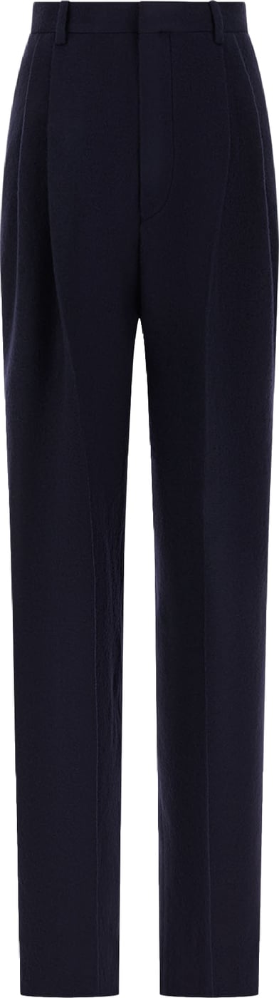 Dries Van Noten Midnight blue wool pants