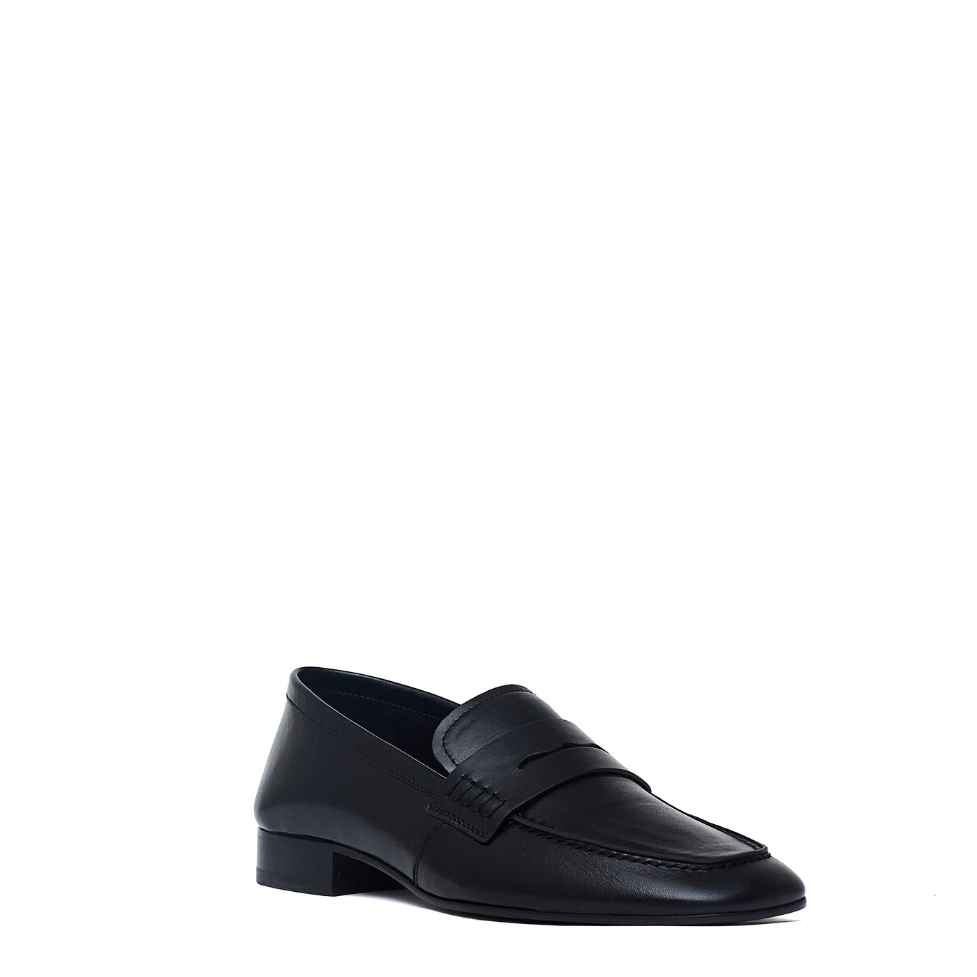 Vegtan Calf Leather Shiny Loafers