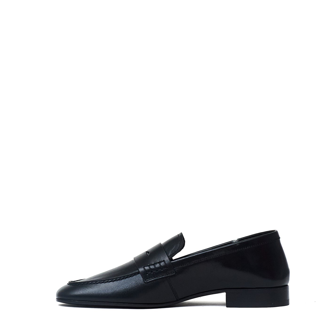 Vegtan Calf Leather Shiny Loafers