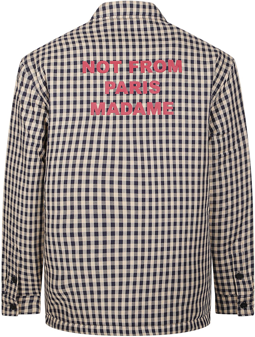 Classic Slogan Overshirt Brown