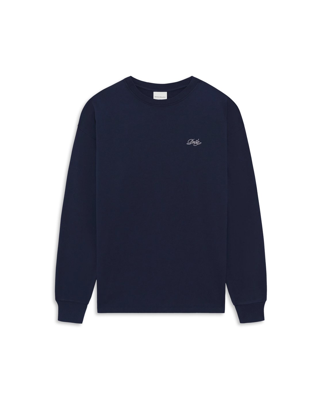 t-shirt lange mouwen blauw