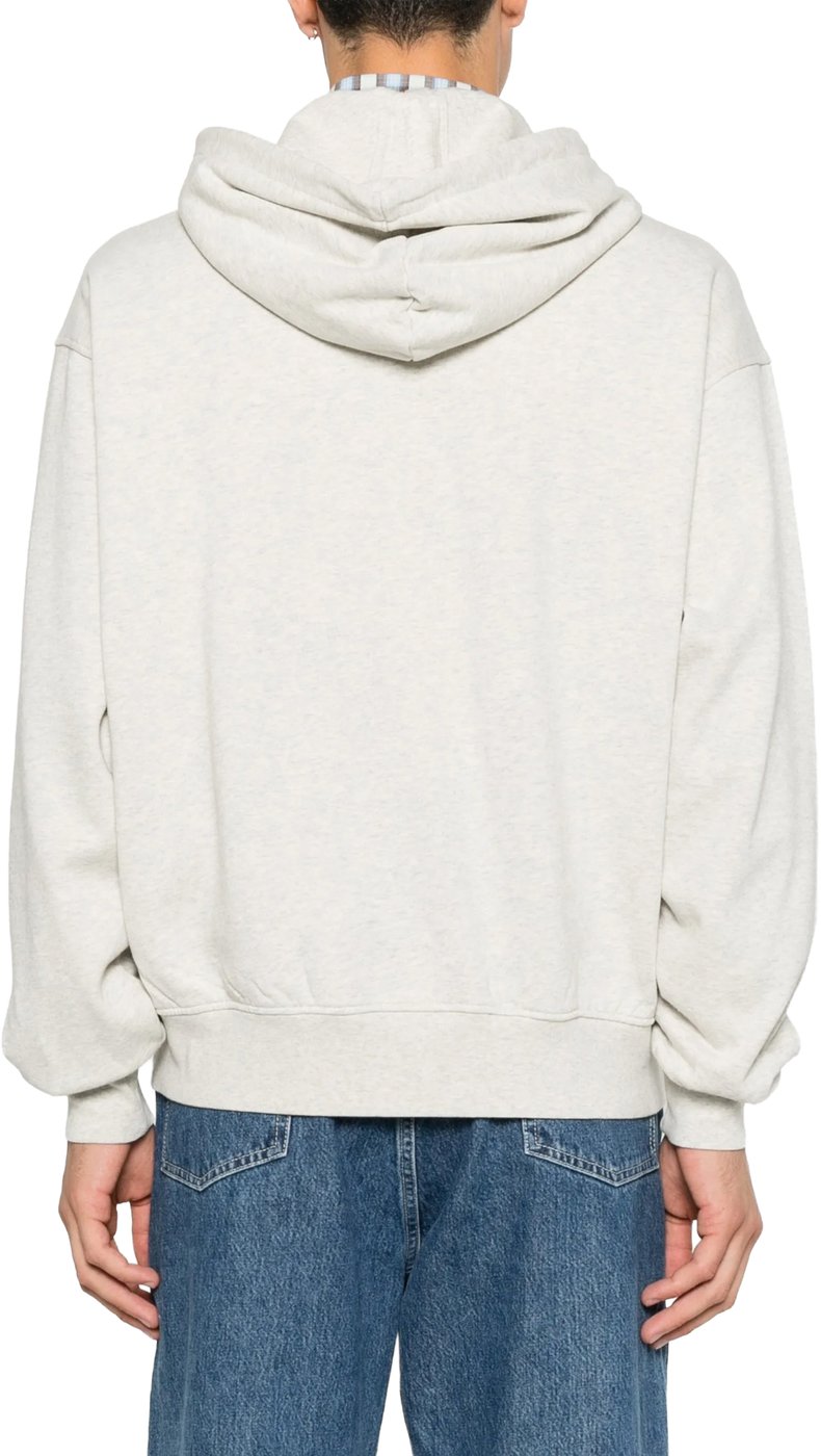 slogan zip sweatshirt