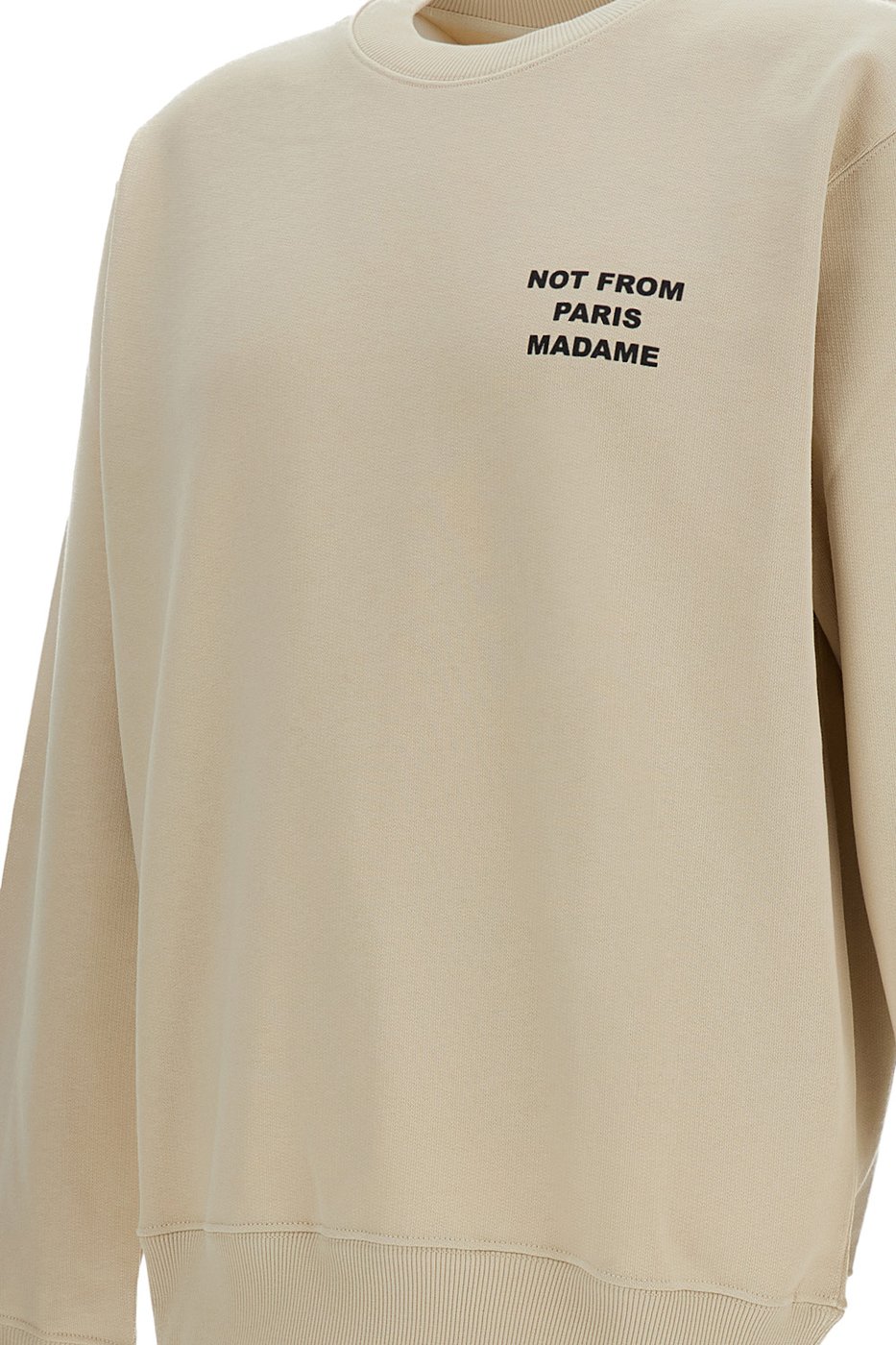 Crew-Neck Slogan Sweatshirt