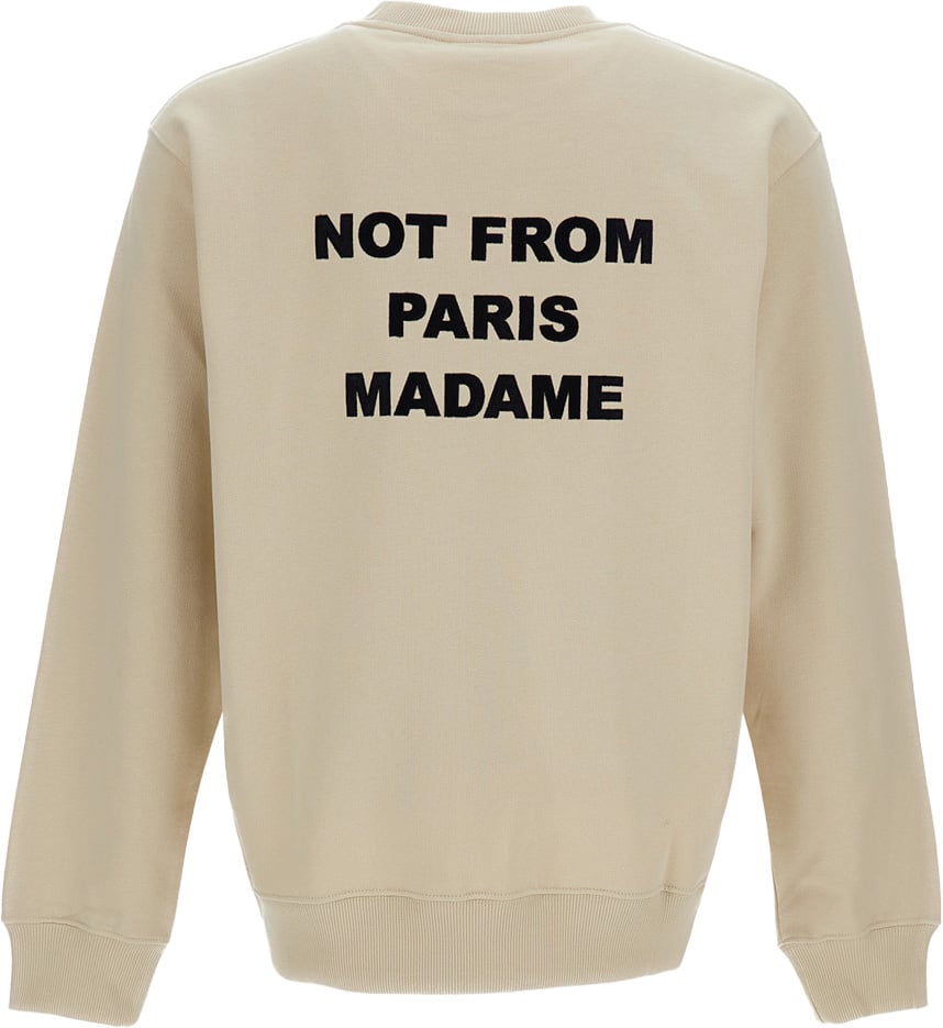 Crew-Neck Slogan Sweatshirt