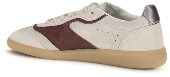 Dsquared² Beige Calf Leather Bos Taurus Low Top Sneakers