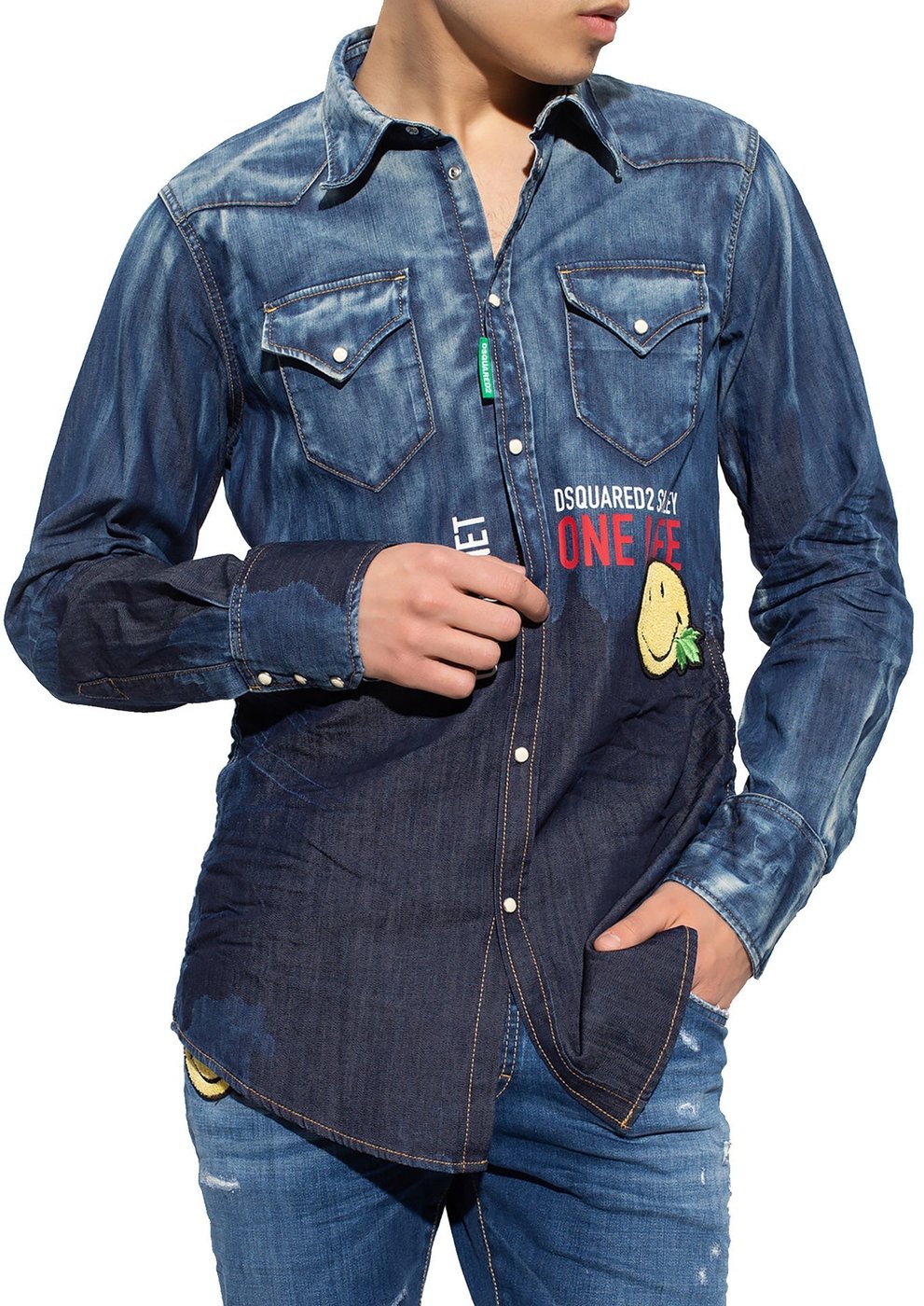 Dsquared2 x Smiley Denim Shirt