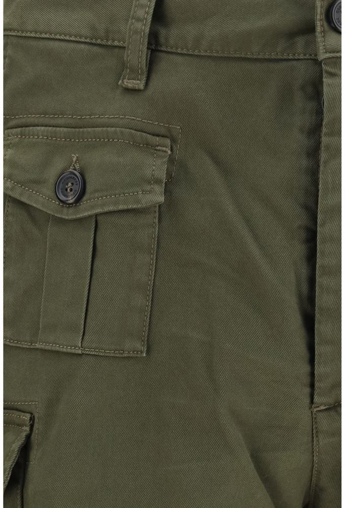 Dsquared² Bicolor Cotton Bermuda Shorts