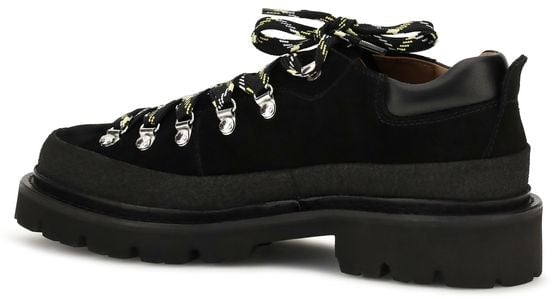Dsquared² Black Calf Leather Bos Taurus Athletic Sneakers