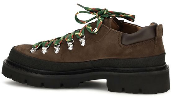 Dsquared² Brown Calf Leather Bos Taurus Lace-Up Boots