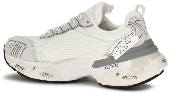 Dsquared² White Polyester Athletic Sneakers