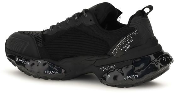 Dsquared² Black Polyester Athletic Sneakers