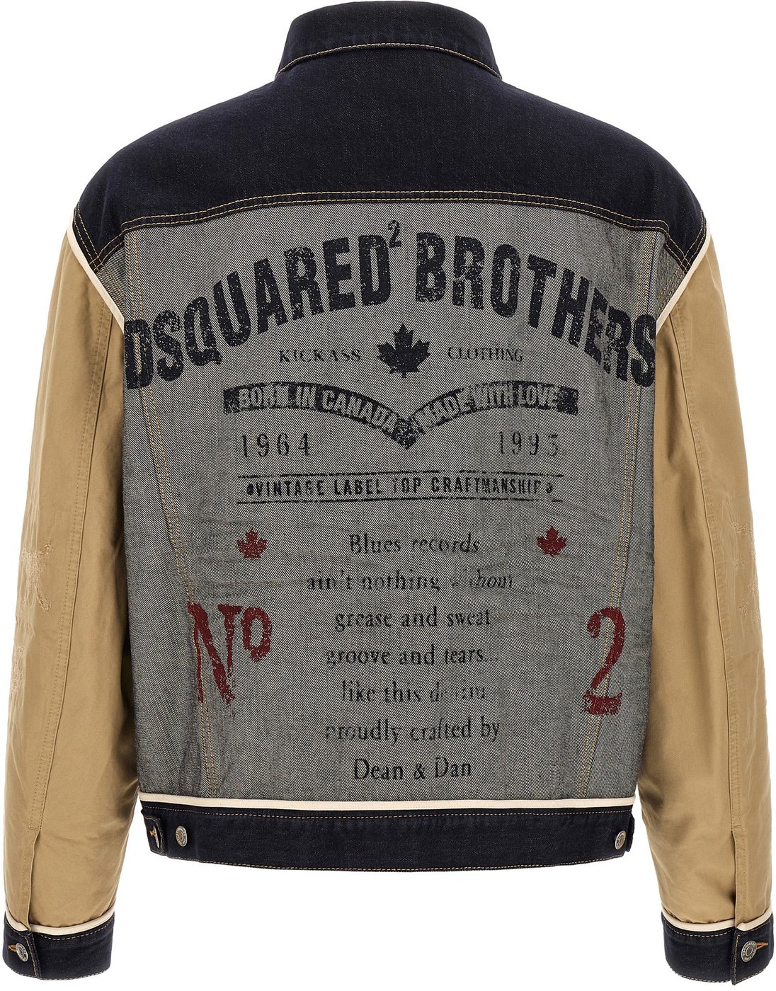 Dsquared² Beige Cotton Denim Jacket