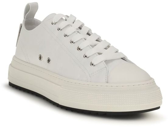 Dsquared² White Polyethylene Platform Sneakers