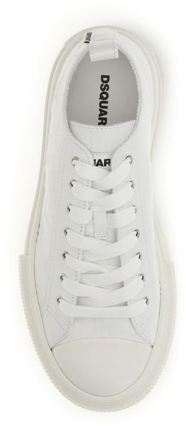 Dsquared² White Polyethylene Platform Sneakers