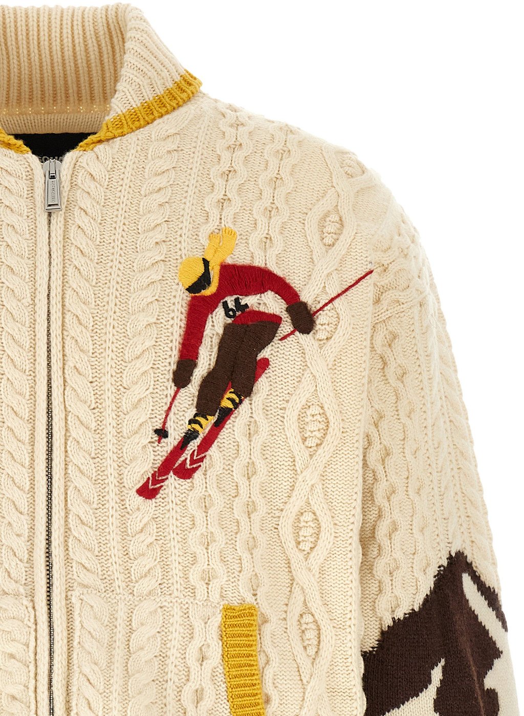 Dsquared² Multicolor Wool Cardigan