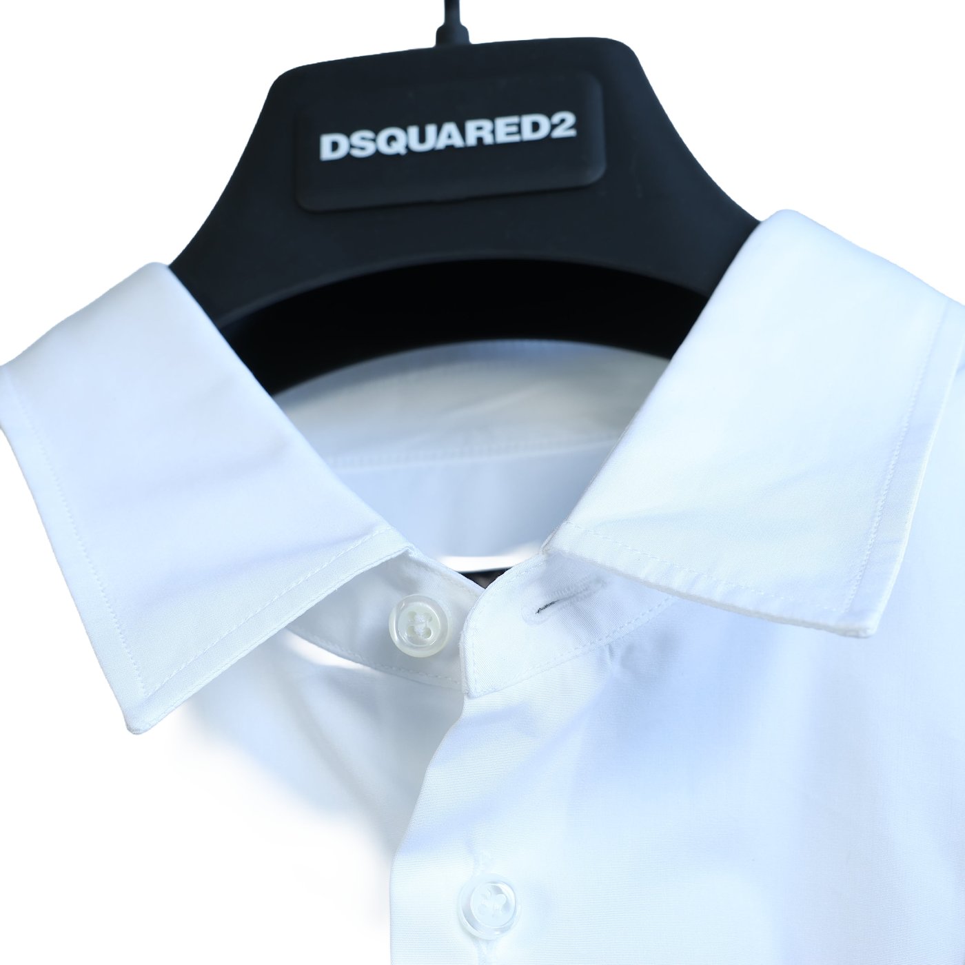 Dsquared2 Camouflage Panel White Shirt, 48 IT