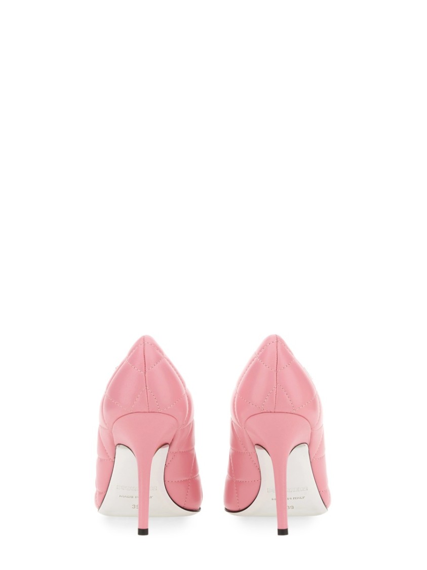 Quilted Leather Pumps
