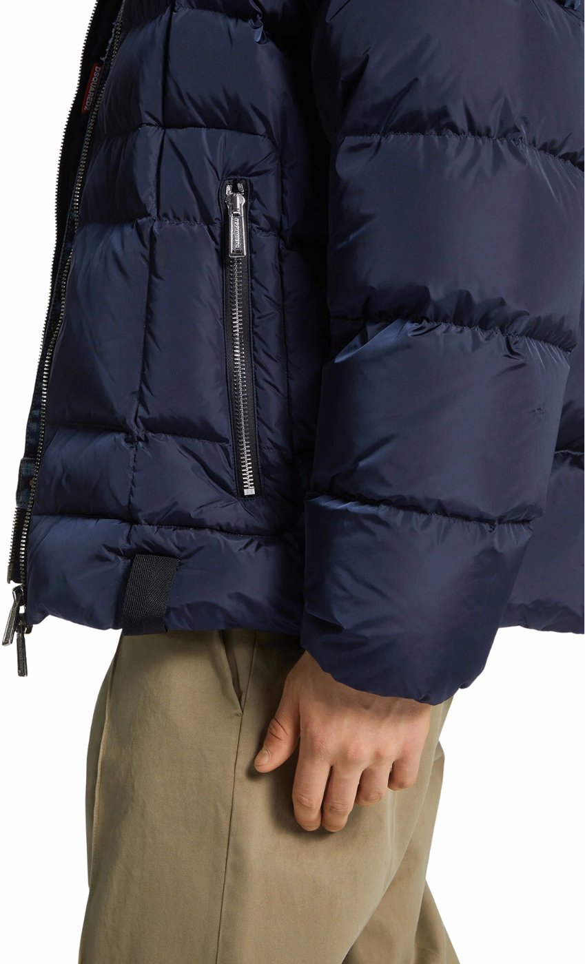 Dsquared2 3D Down Jacket Blue