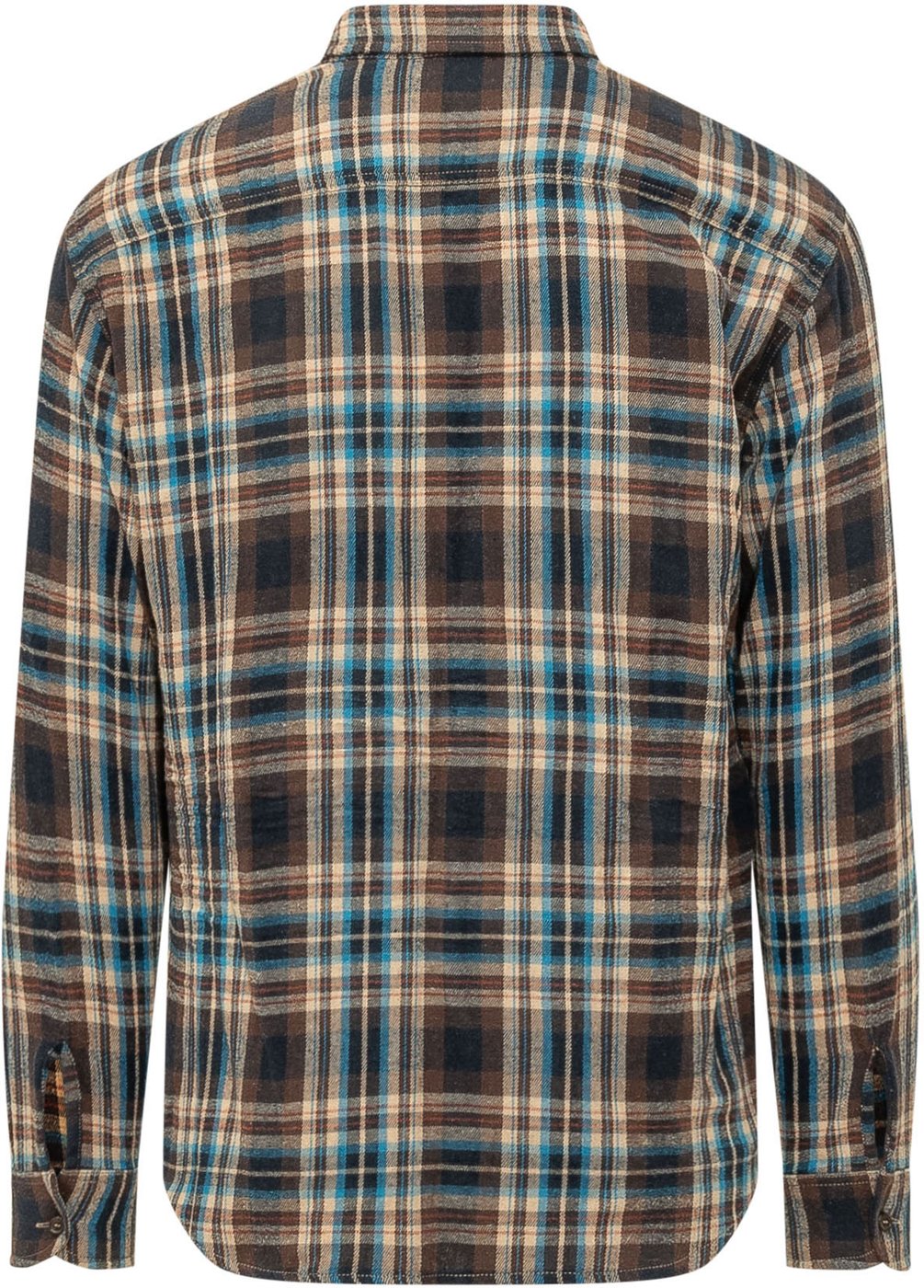Camicia a Quadri con Tasche sul Petto