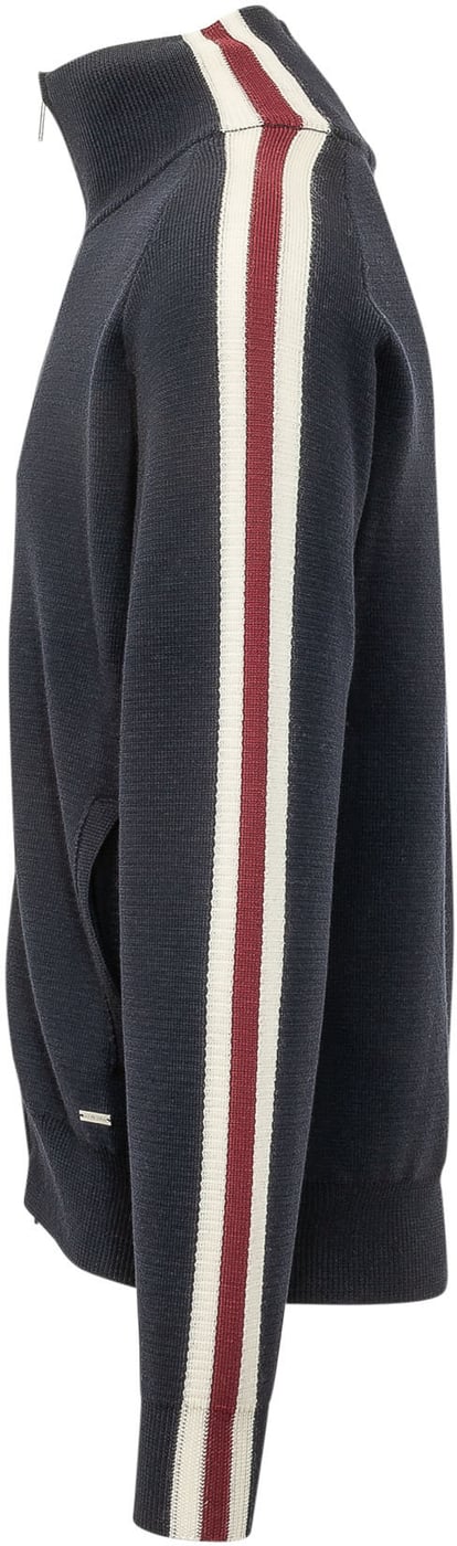 Maglia a Collo Alto con Zip