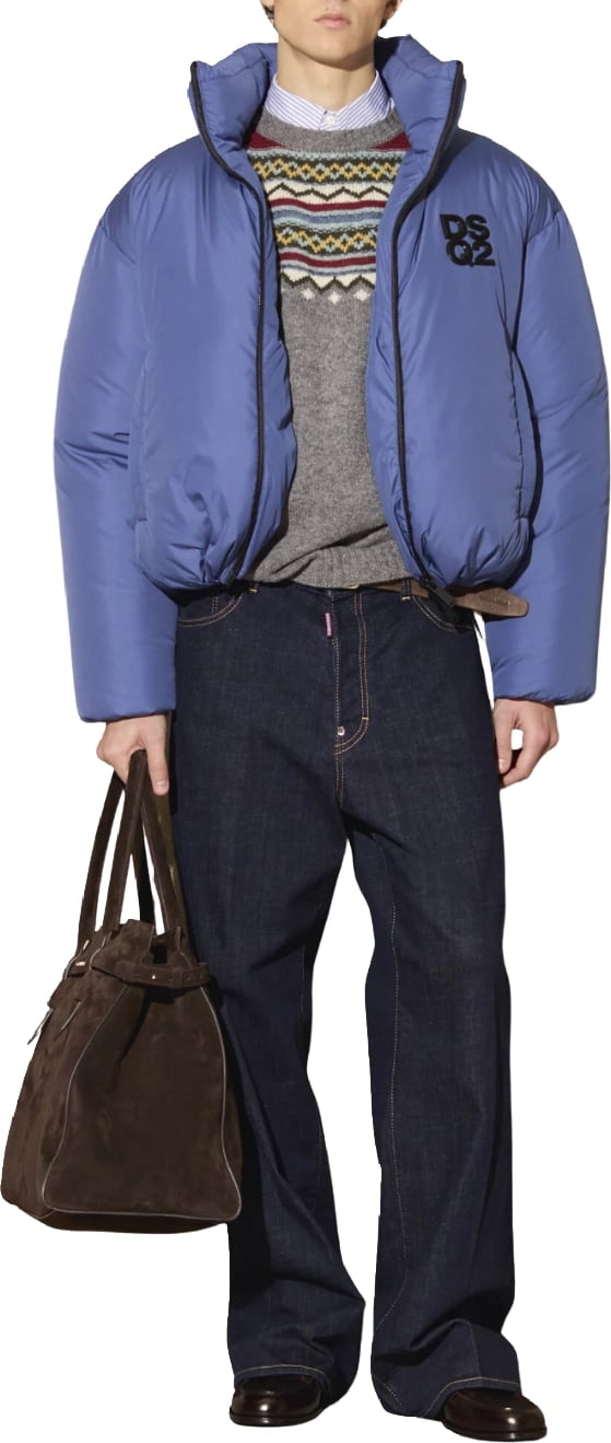 Dsquared2 Ball Nylon Puffer Blue
