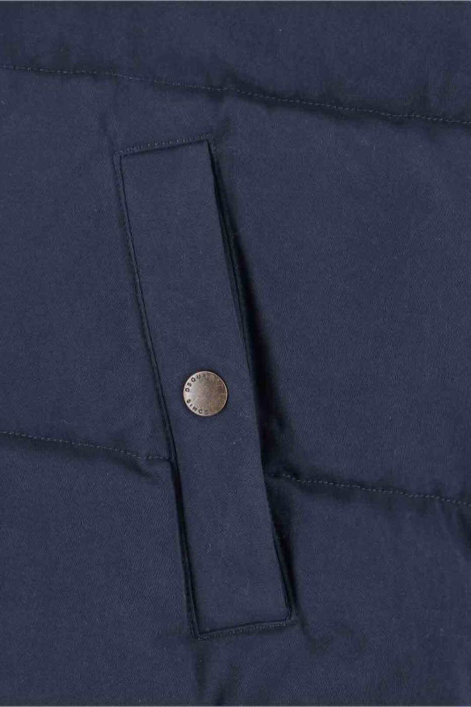 Dsquared2 Logo down jacket Cotton Blue