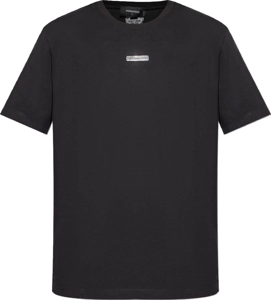 Dsquared2 Men's Logo-Plaque T-Shirt Black