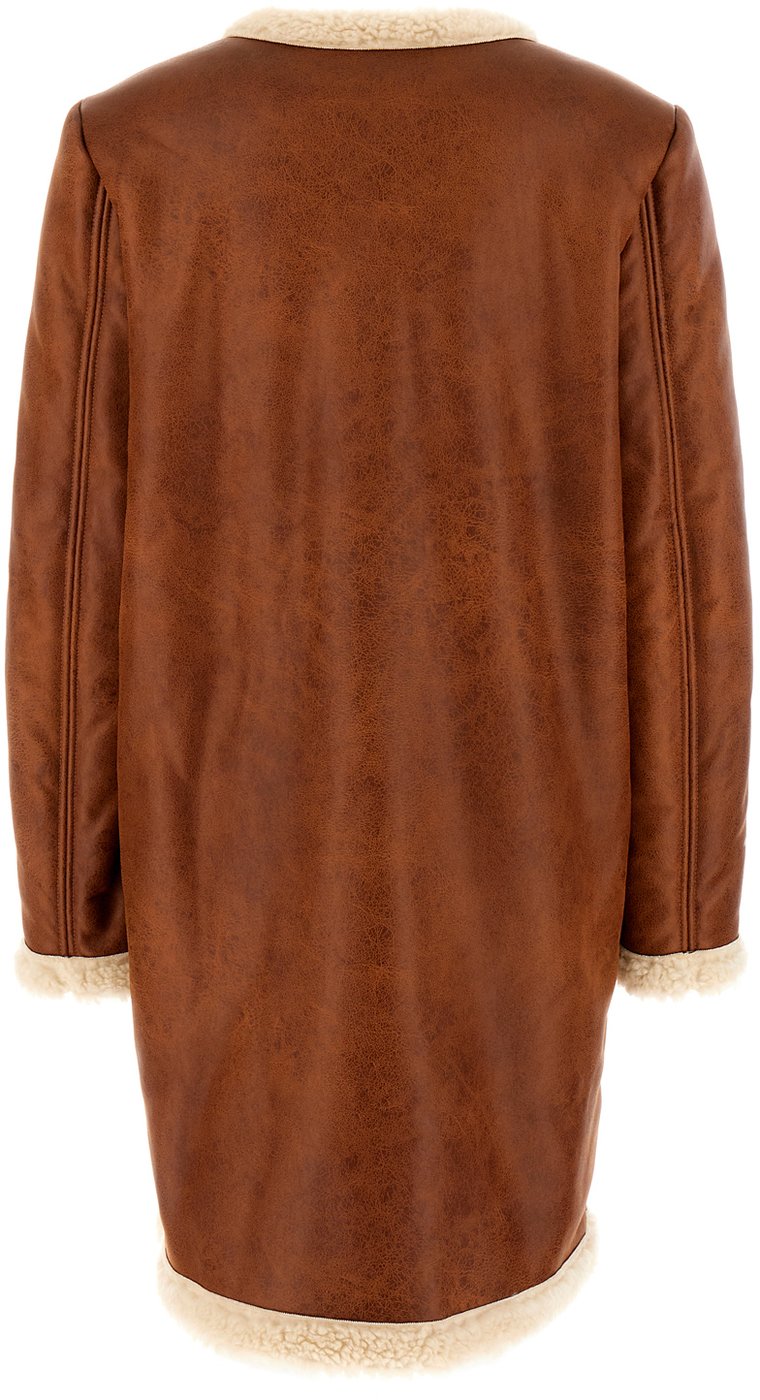 Dsquared2 Brown eco shearling jacket