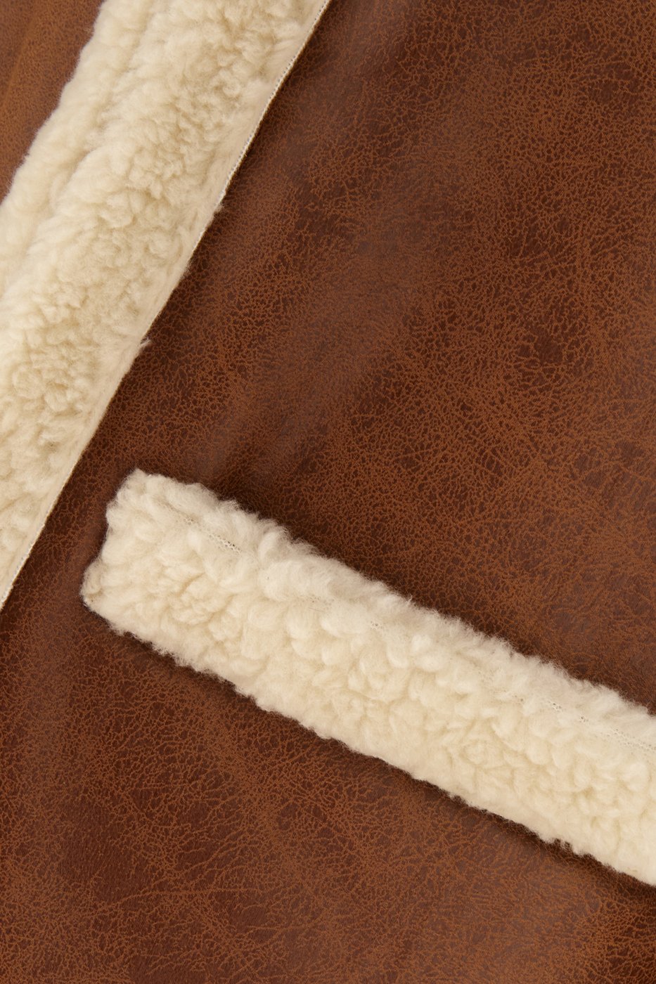 Dsquared2 Brown eco shearling jacket