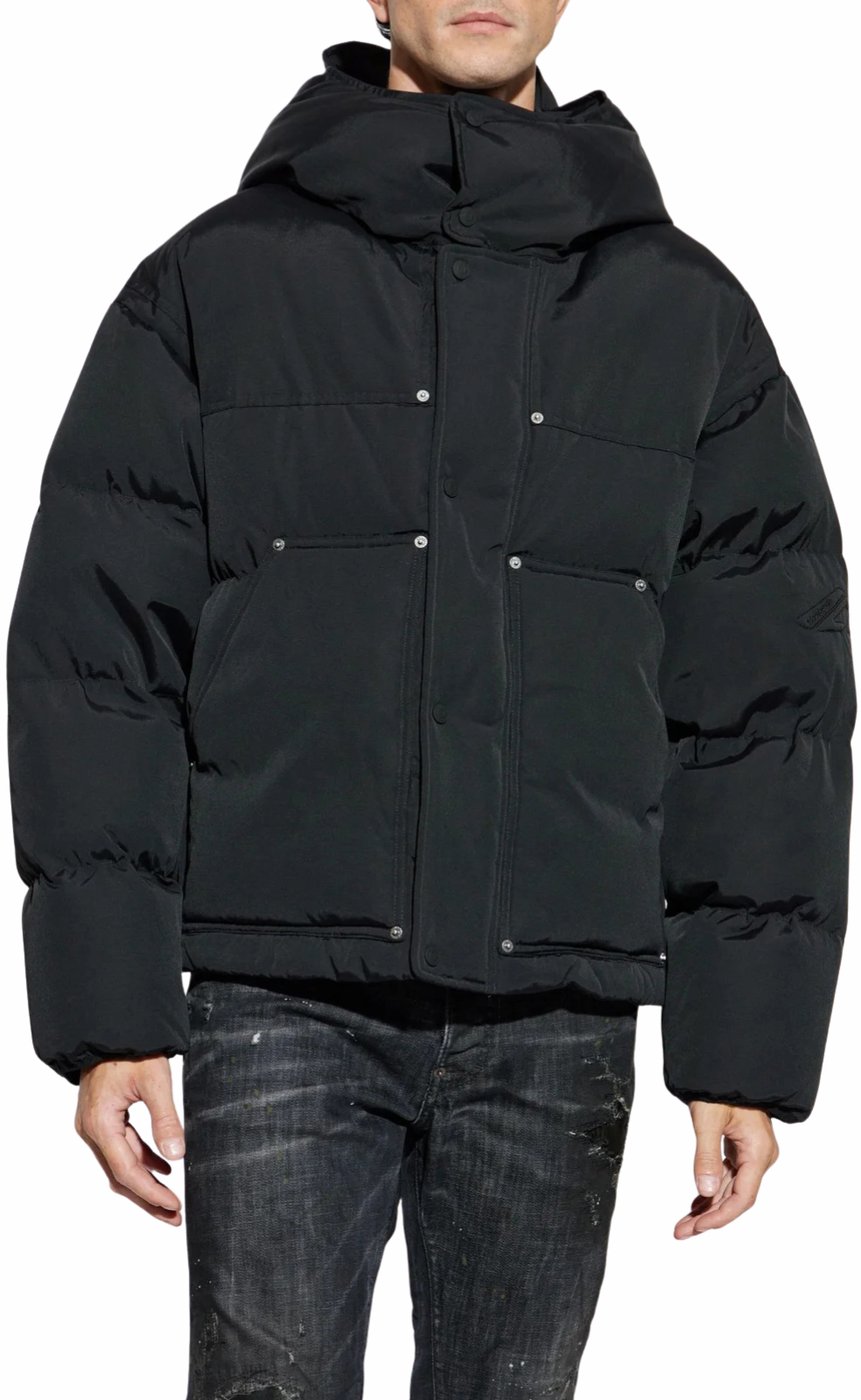 Dsquared2 Icon New Generation Hooded Puffer Jacket Black