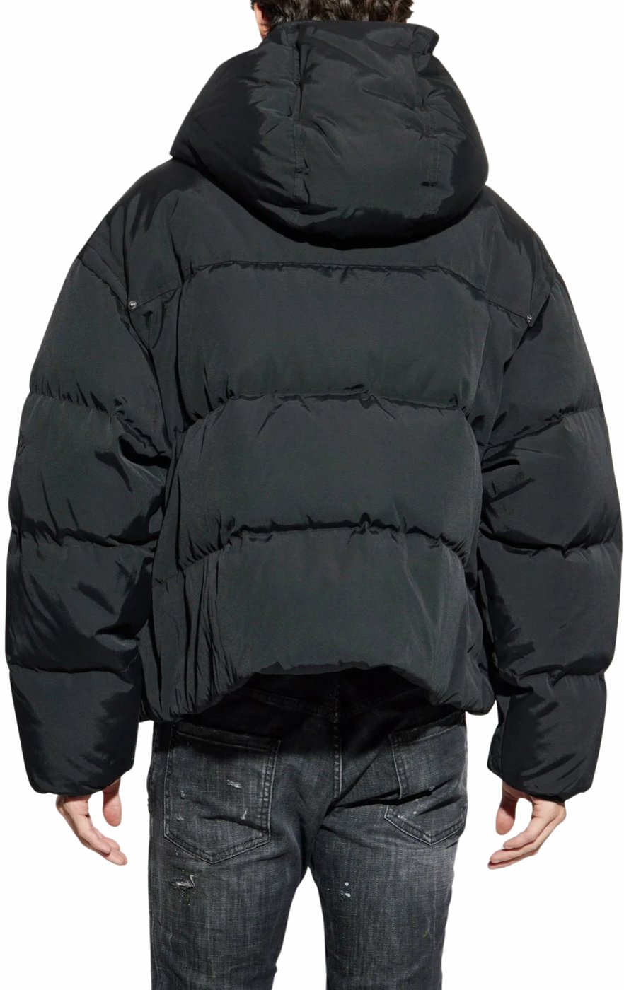 Dsquared2 Icon New Generation Hooded Puffer Jacket Black