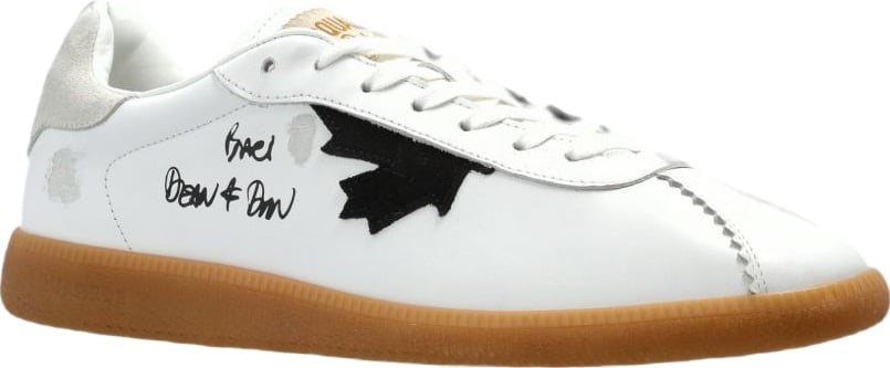 Sneakers Bianco+Nero+Bianco