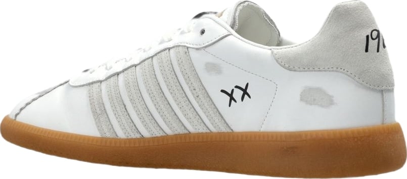 Sneakers Bianco+Nero+Bianco