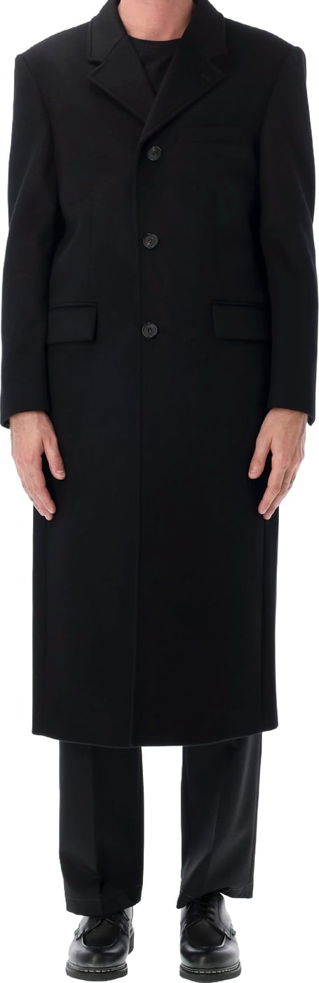 Single Breast Coat Nero