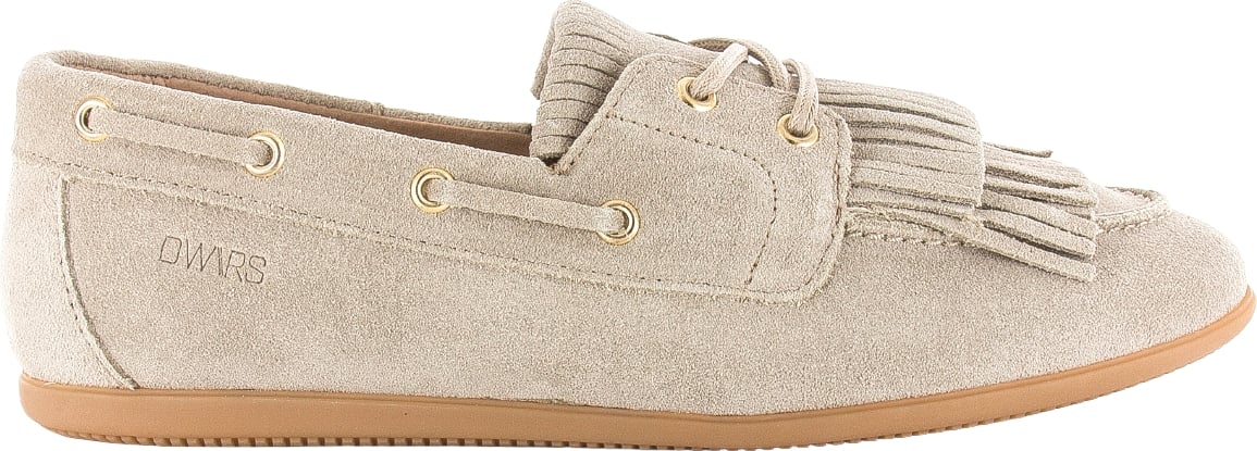 DWRS label Latty fringes beige