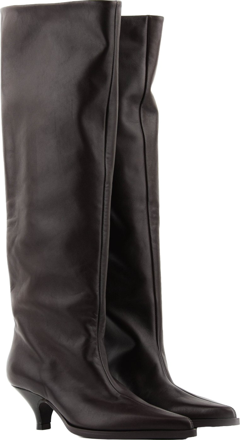 Sharp Boot Long Brown