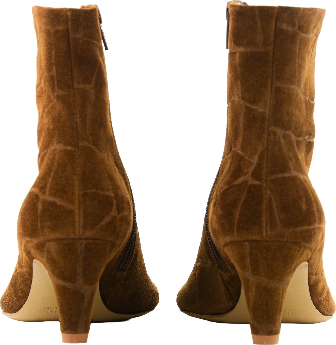 Bootie Croc Print Tan