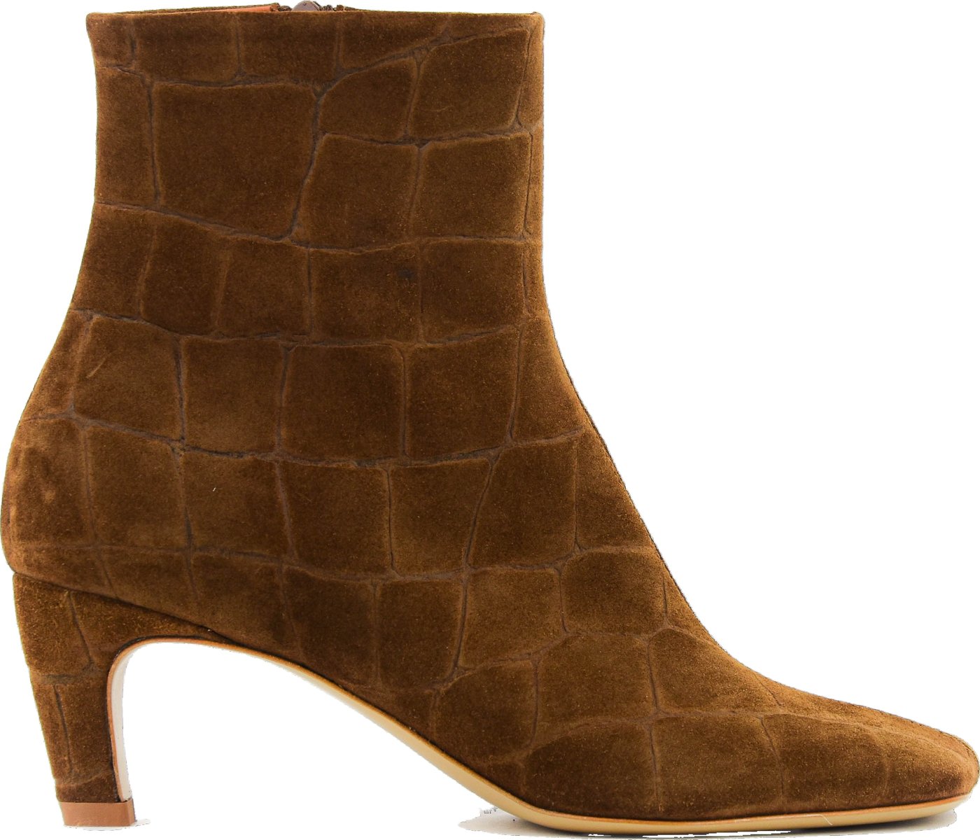 Bootie Croc Print Tan