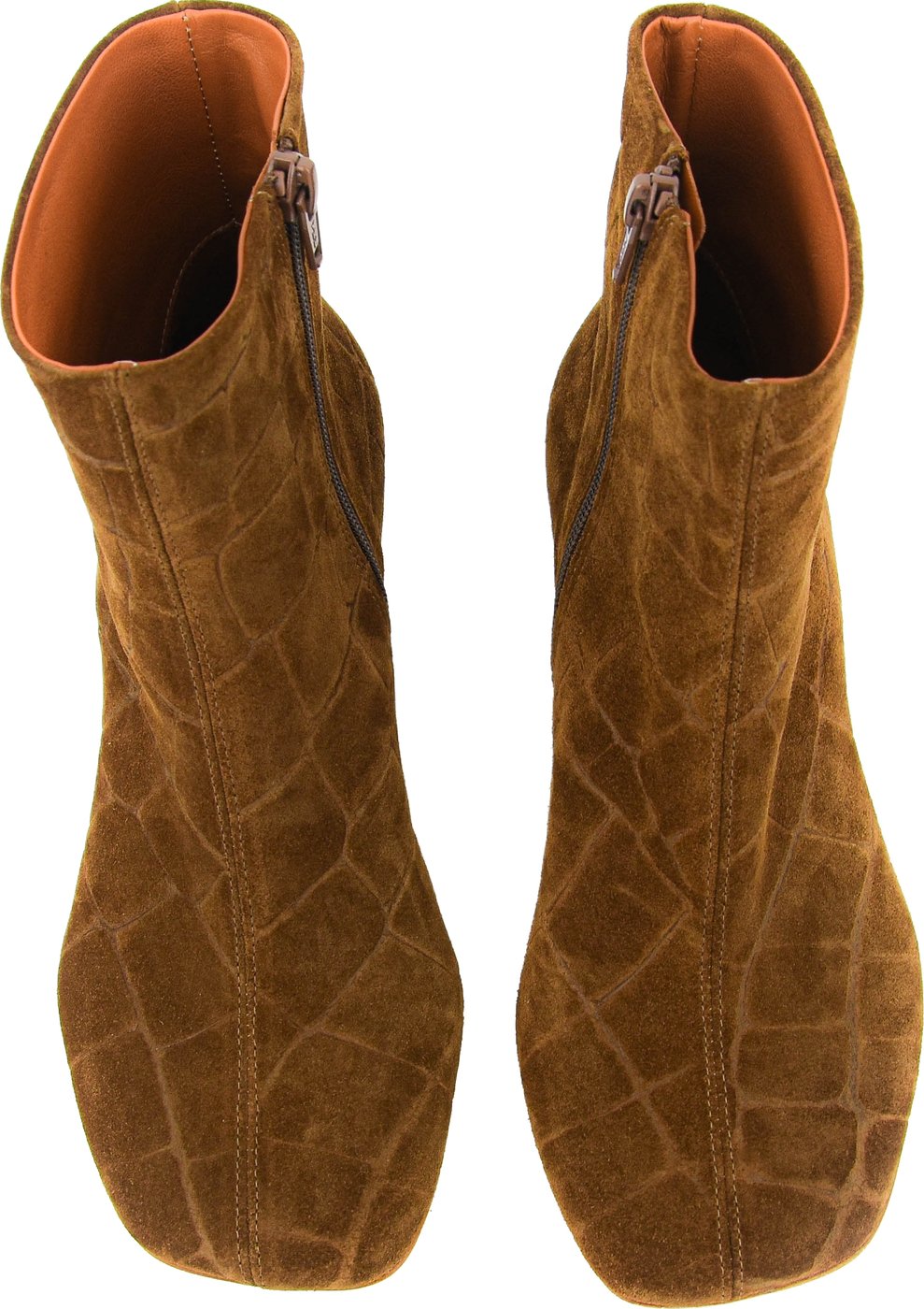 Bootie Croc Print Tan