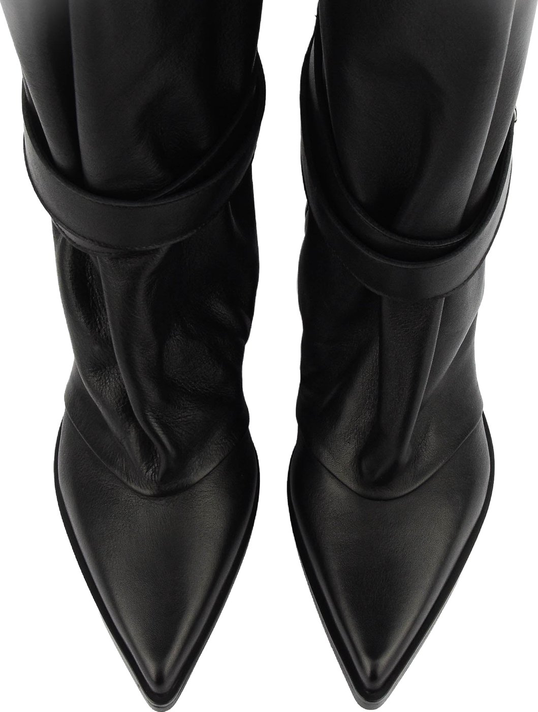 2 Buckle Slouchy Boot Queenie Black